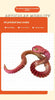 Snake Toy 3D Printed Viper Toy Gem Eye Joints Movable Figure Landscaping Ornaments Office Decoration Home Decorations Decor Toys