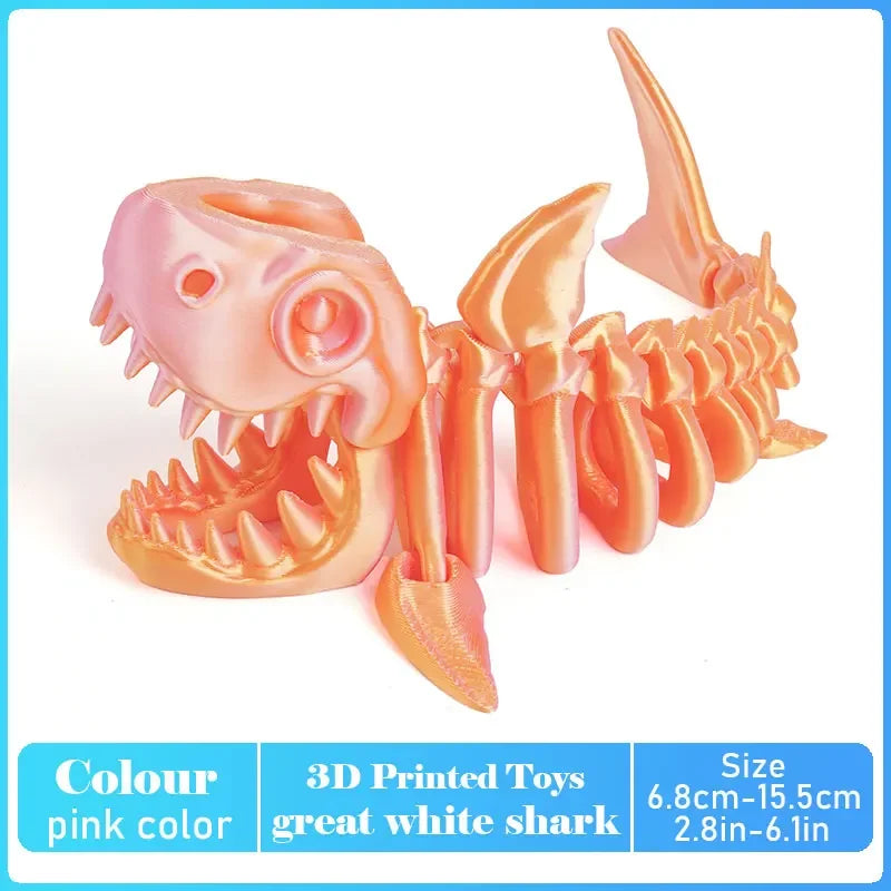 3D Printed Tyrannosaurus Rex Realistic Dinosaur Model Jointed Full Movable Birthday Gift Realistic Animals Decorative Desktop