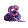 Snake Toy 3D Printed Viper Toy Gem Eye Joints Movable Figure Landscaping Ornaments Office Decoration Home Decorations Decor Toys