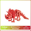 3D Printed Tyrannosaurus Rex Realistic Dinosaur Model Jointed Full Movable Birthday Gift Realistic Animals Decorative Desktop