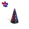 3D Printed Spiral Cone Pyramid Passthrough Sculpture Pass Through Pyramid Toy Mini Vortex Thread illusion Cone Spiral Ornaments