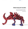 3D Printed Tyrannosaurus Rex Realistic Dinosaur Model Jointed Full Movable Birthday Gift Realistic Animals Decorative Desktop