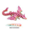 3D Printed Dragon Ornament Desktop Ornament 3d Printed Animals Home Office Craft Printed Figures Christmas Gifts