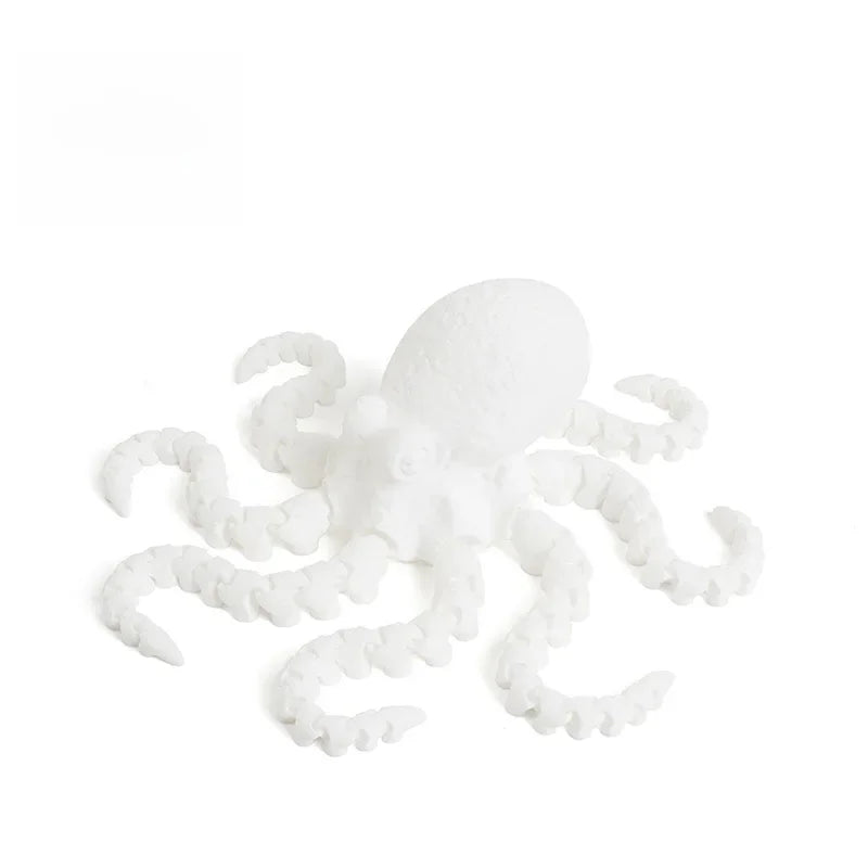 3D Printed Octopus Ornament Creative Animal Landscape Decorations Simulated Octopus Desktop Home Model Party Children's Gift