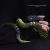 Snake Toy 3D Printed Viper Toy Gem Eye Joints Movable Figure Landscaping Ornaments Office Decoration Home Decorations Decor Toys