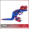 3D Printed Tyrannosaurus Rex Realistic Dinosaur Model Jointed Full Movable Birthday Gift Realistic Animals Decorative Desktop