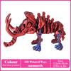 3D Printed Tyrannosaurus Rex Realistic Dinosaur Model Jointed Full Movable Birthday Gift Realistic Animals Decorative Desktop