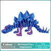 3D Printed Tyrannosaurus Rex Realistic Dinosaur Model Jointed Full Movable Birthday Gift Realistic Animals Decorative Desktop