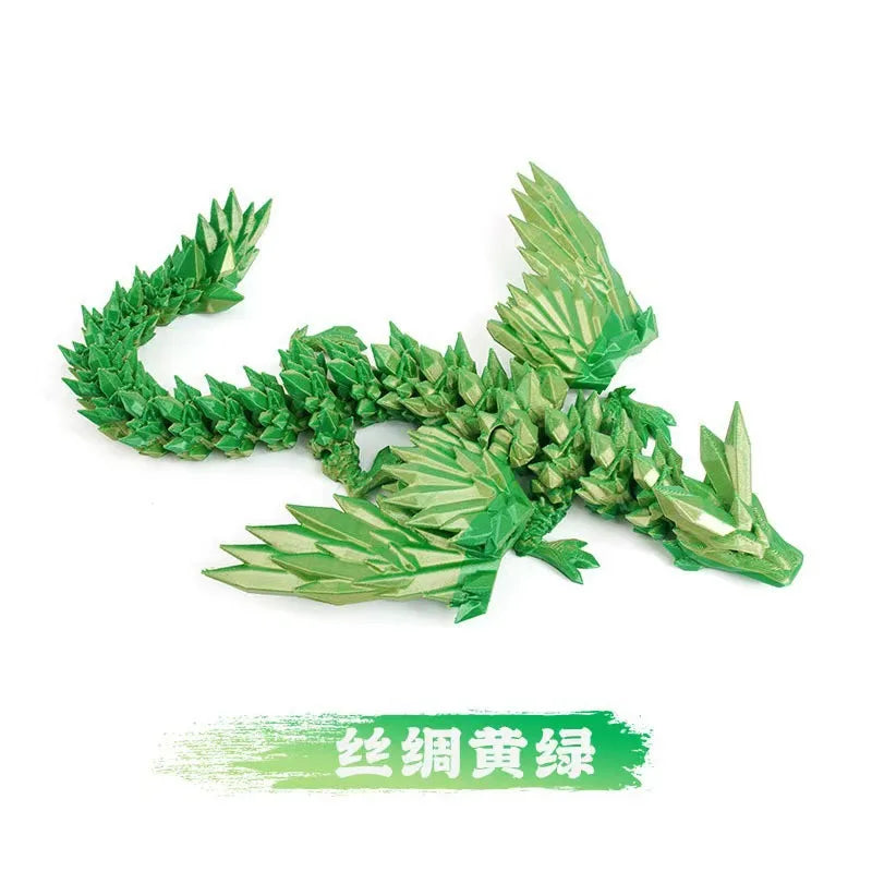 3D Printed Dragon Ornament Desktop Ornament 3d Printed Animals Home Office Craft Printed Figures Christmas Gifts