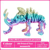 3D Printed Tyrannosaurus Rex Realistic Dinosaur Model Jointed Full Movable Birthday Gift Realistic Animals Decorative Desktop