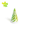 3D Printed Spiral Cone Pyramid Passthrough Sculpture Pass Through Pyramid Toy Mini Vortex Thread illusion Cone Spiral Ornaments