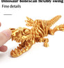 3D Printed Tyrannosaurus Rex Realistic Dinosaur Model Jointed Full Movable Birthday Gift Realistic Animals Decorative Desktop
