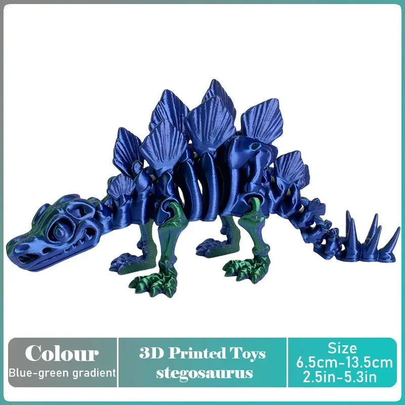 3D Printed Tyrannosaurus Rex Realistic Dinosaur Model Jointed Full Movable Birthday Gift Realistic Animals Decorative Desktop
