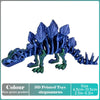 3D Printed Tyrannosaurus Rex Realistic Dinosaur Model Jointed Full Movable Birthday Gift Realistic Animals Decorative Desktop