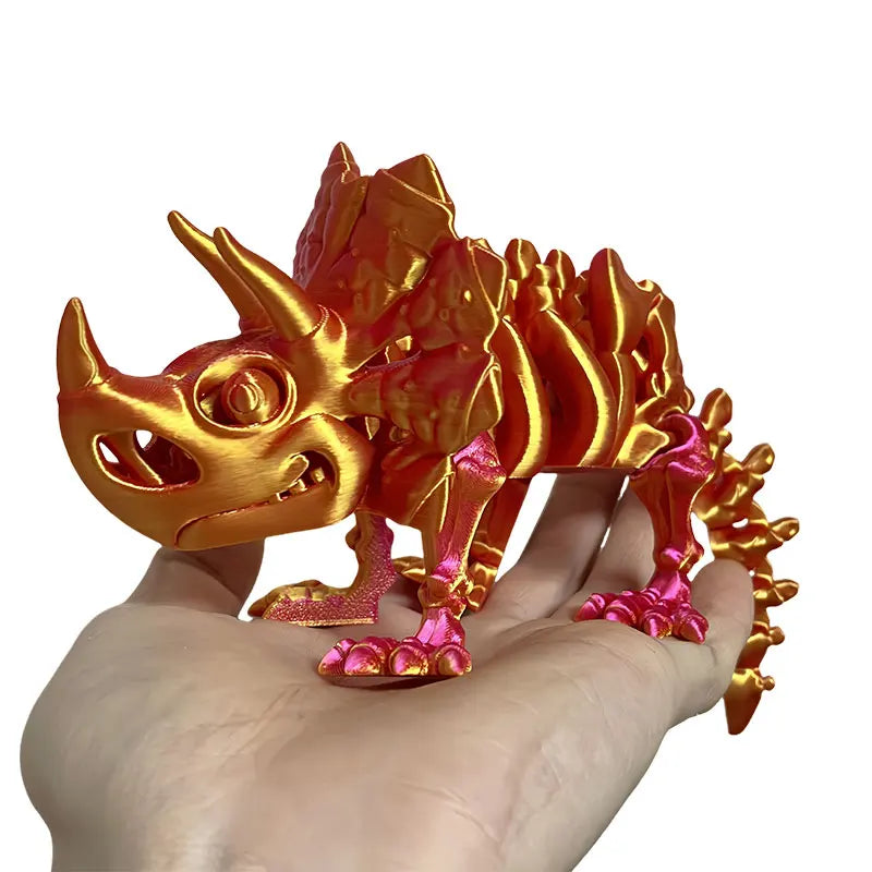 3D Printed Tyrannosaurus Rex Realistic Dinosaur Model Jointed Full Movable Birthday Gift Realistic Animals Decorative Desktop