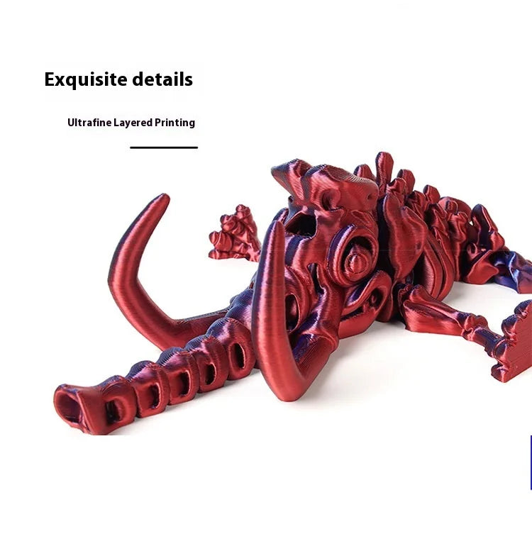 3D Printed Tyrannosaurus Rex Realistic Dinosaur Model Jointed Full Movable Birthday Gift Realistic Animals Decorative Desktop