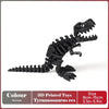 3D Printed Tyrannosaurus Rex Realistic Dinosaur Model Jointed Full Movable Birthday Gift Realistic Animals Decorative Desktop